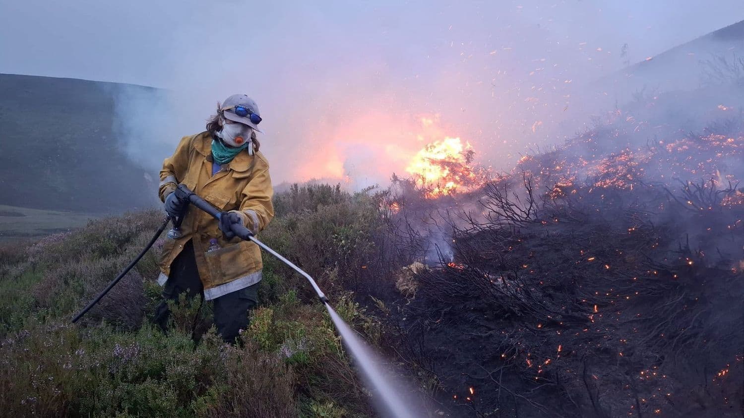 Un incendie "majeur" ravage un parc national au nord de l'Ecosse